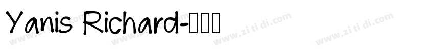 Yanis Richard字体转换